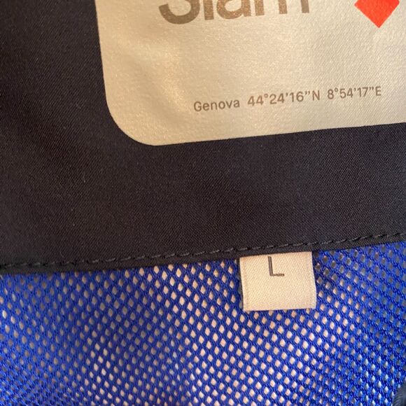 Slam Sailing Outdoor Boat Jacket Mens L Blue Waterproof Softshell Windproof - Picture 3 of 13